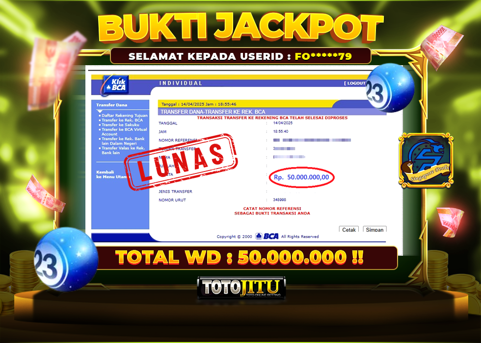 MODAL RECEHAN, CUAN PULUHAN JUTA! REZEKI TAK TERDUGA DARI TOGEL SINGAPORE!