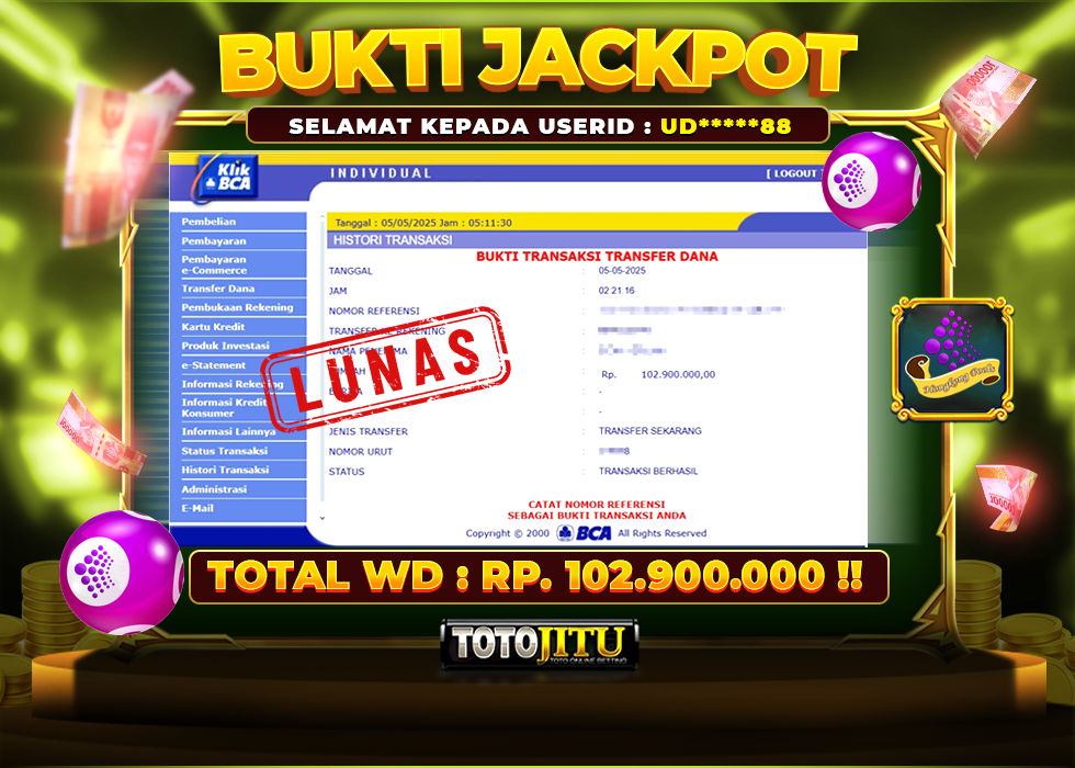 MENANG BESAR DAN DAPAT CUAN FANTASTIS DARI HONGKONG!!