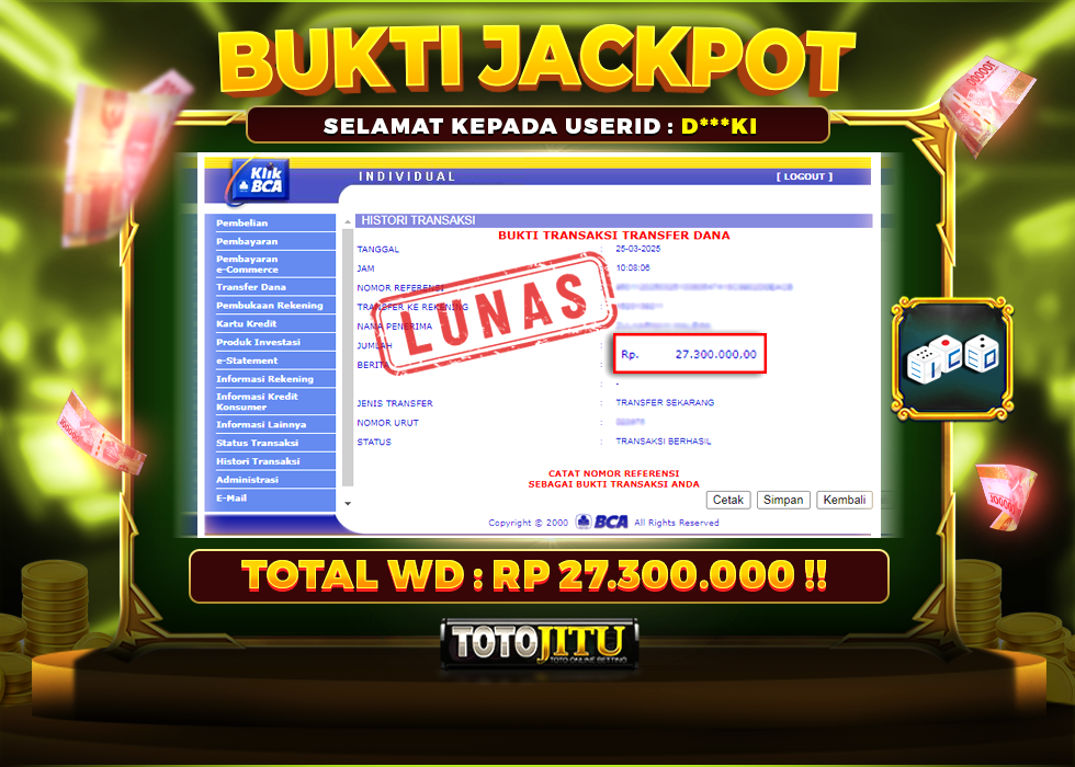 GONCANGAN DADU DINGDONG SICBO LANGSUNG JACKPOT DIBAYAR LUNAS !
